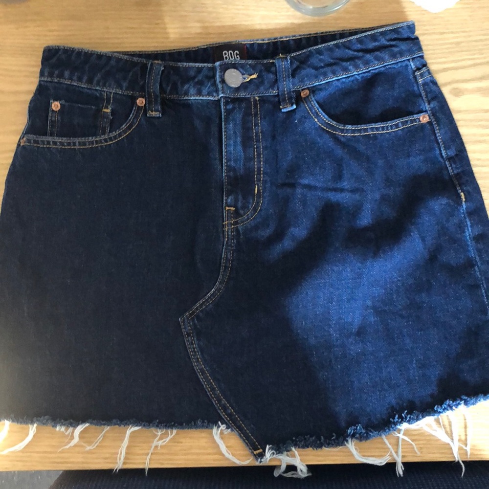 urban outfitters BDG dark wash jean skirt